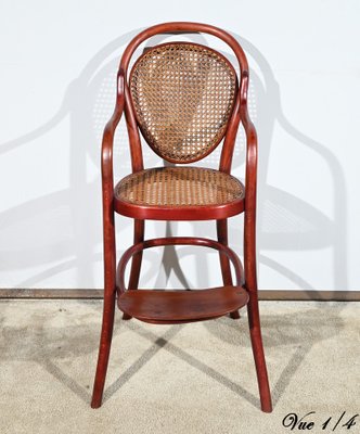 Children's High Chair in Beech by Michael Thonet for Thonet, 1890s-RVK-1771157