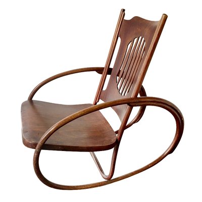 Children's Rocking Chair from Jacob & Josef Kohn, Austria, Early 1900s-BVG-968656