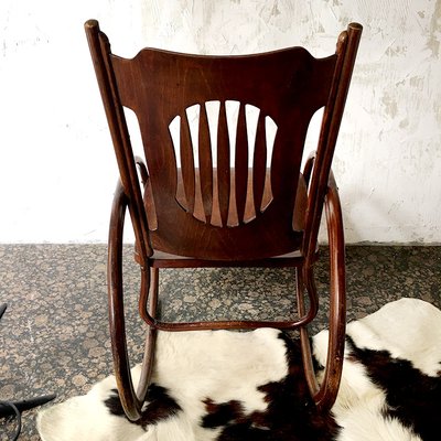 Children's Rocking Chair from Jacob & Josef Kohn, Austria, Early 1900s-BVG-968656