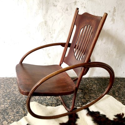 Children's Rocking Chair from Jacob & Josef Kohn, Austria, Early 1900s-BVG-968656