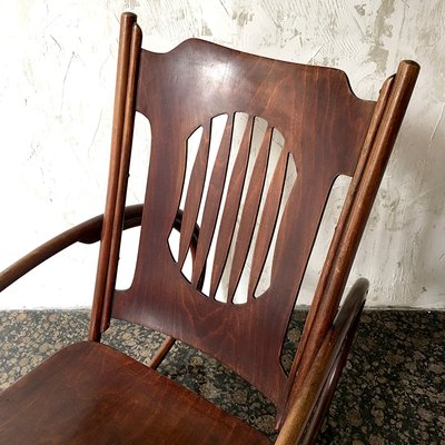 Children's Rocking Chair from Jacob & Josef Kohn, Austria, Early 1900s-BVG-968656