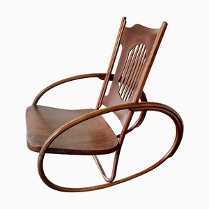 Children's Rocking Chair from Jacob & Josef Kohn, Austria, Early 1900s-BVG-968656