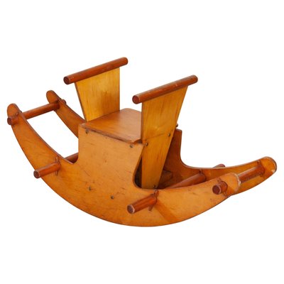 Children's Wooden Rocking Horse-KL-942443