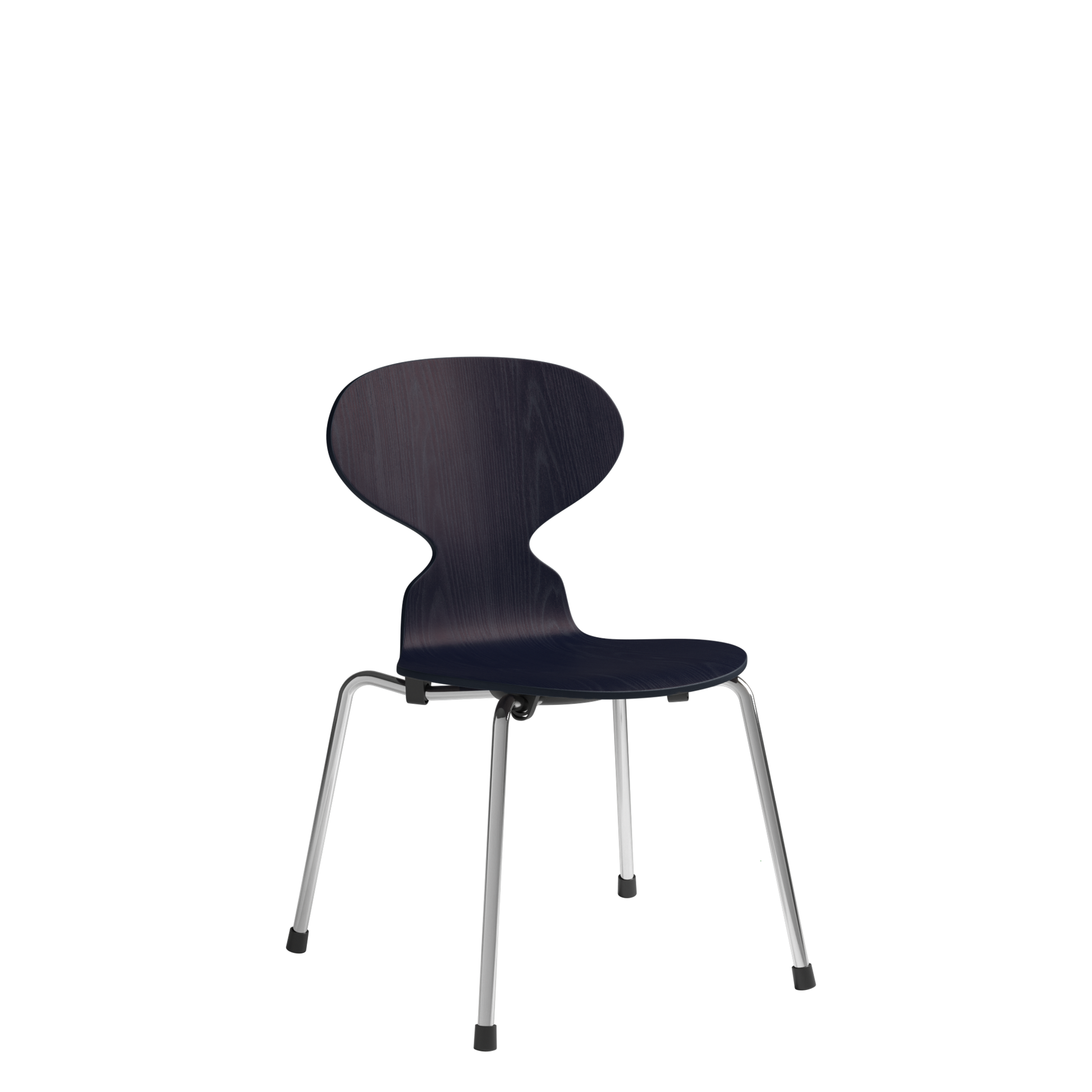 Myren Children's Chair by Fritz Hansen #Chrome/ Midnight Blue 890