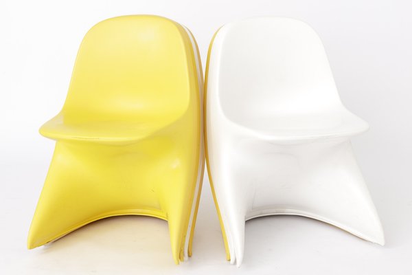 Childrens Chairs Cassalino by Alexander Begge for Manufacturer Casala, Germany, 1970s, Set of 7-DOM-1729619