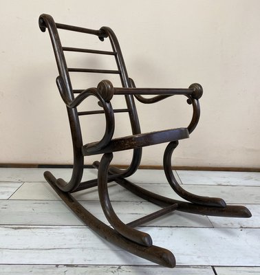 Childrens Rocking Chair from Thonet, 1920s-WZZ-804024