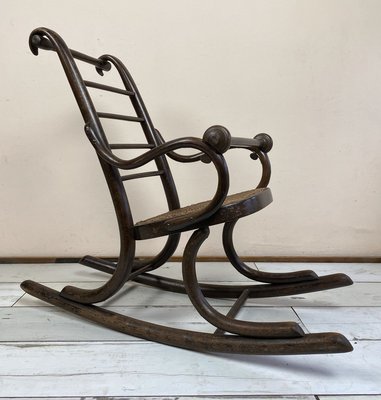 Childrens Rocking Chair from Thonet, 1920s-WZZ-804024