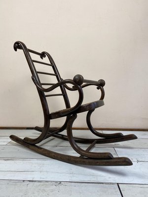 Childrens Rocking Chair from Thonet, 1920s-WZZ-804024