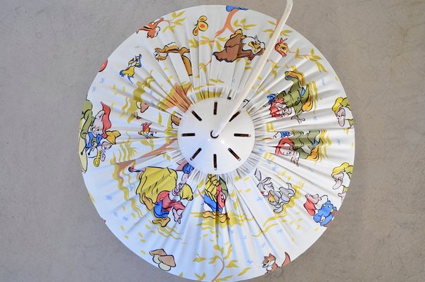 Childrens Room Ceiling Lamp with Walt Disney Decoration, 1950s-OV-628217