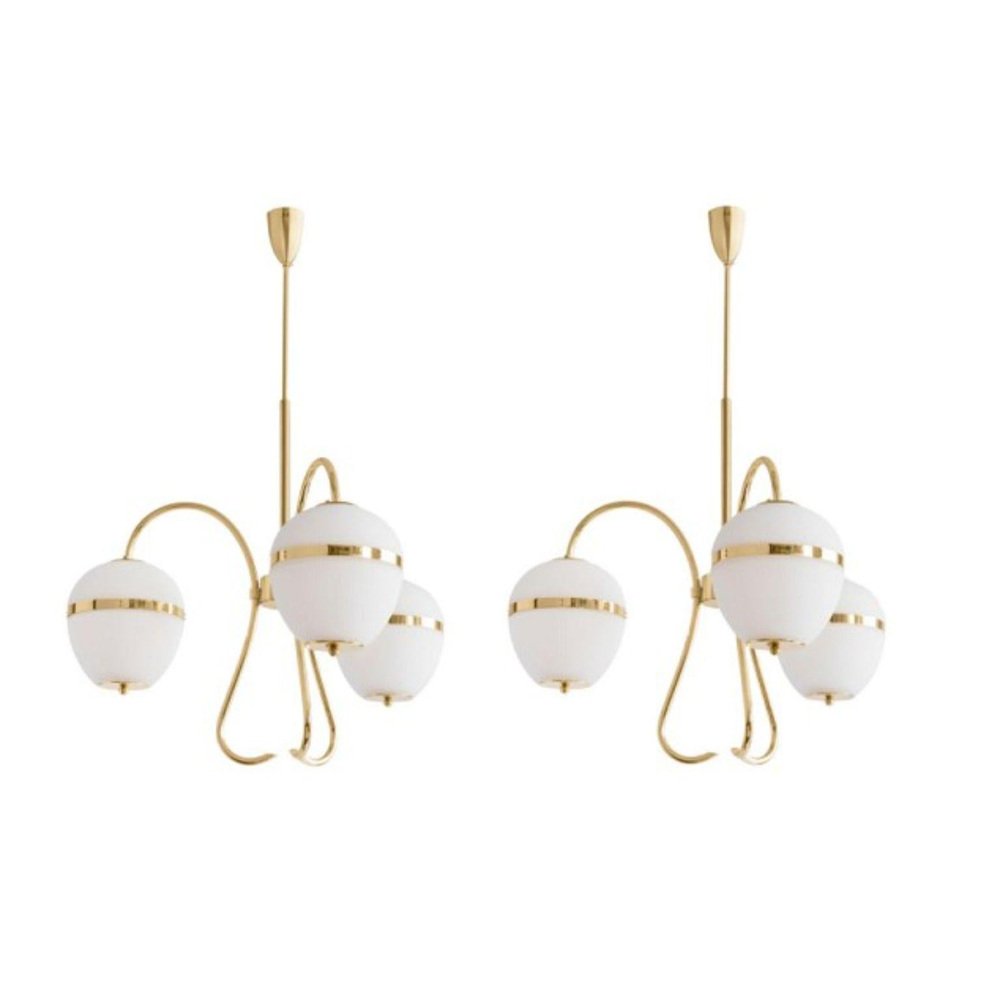 China 02 Triple Chandelier by Magic Circus Editions, Set of 2