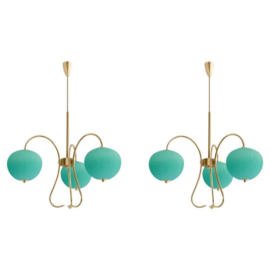 China 03 Triple Chandelier by Magic Circus Editions, Set of 2