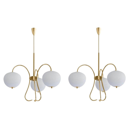 China 03 Triple Chandelier by Magic Circus Editions, Set of 2