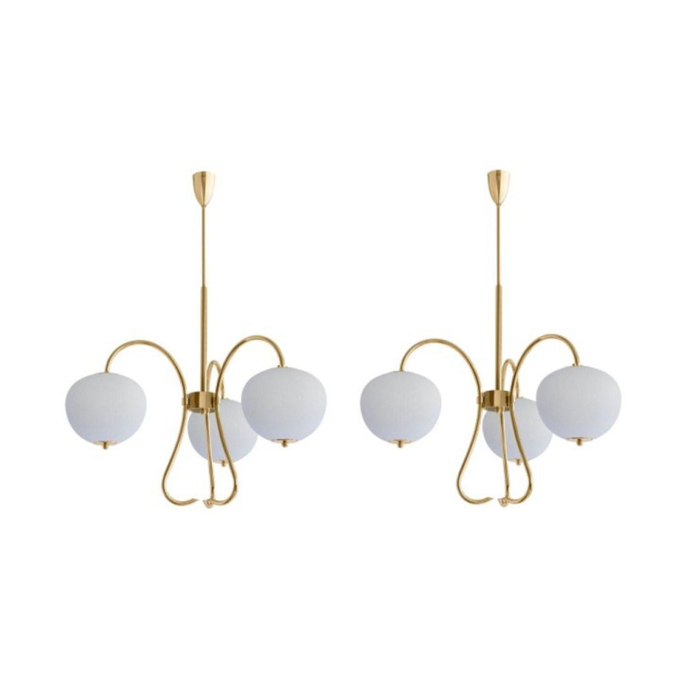 China 03 Triple Chandelier by Magic Circus Editions, Set of 2