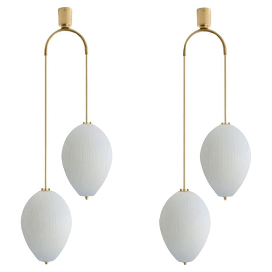 China 10 Double Hanging Lamps by Magic Circus Editions, Set of 2