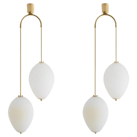 China 10 Double Hanging Lamps by Magic Circus Editions, Set of 2