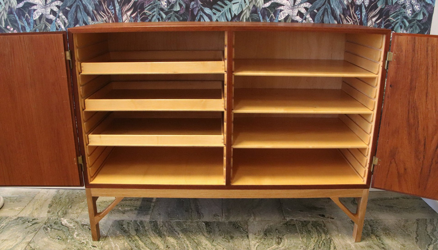 China Cabinet in Teak by Børge Mogensen & C. M. Madsens for FDB Møbler, Denmark, 1960s