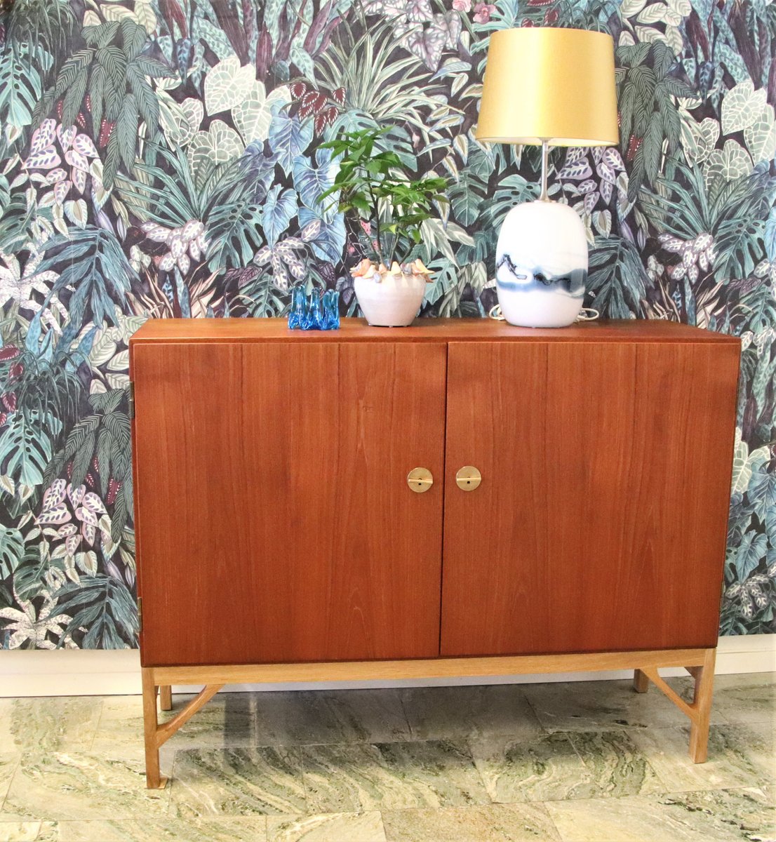 China Cabinet in Teak by Børge Mogensen & C. M. Madsens for FDB Møbler, Denmark, 1960s