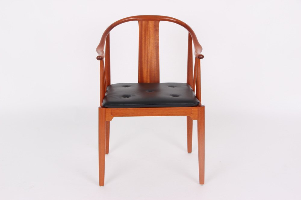 China Chair Model 4283 in Mahogany by Hans J. Wegner for Fritz Hansen, Denmark, 1984