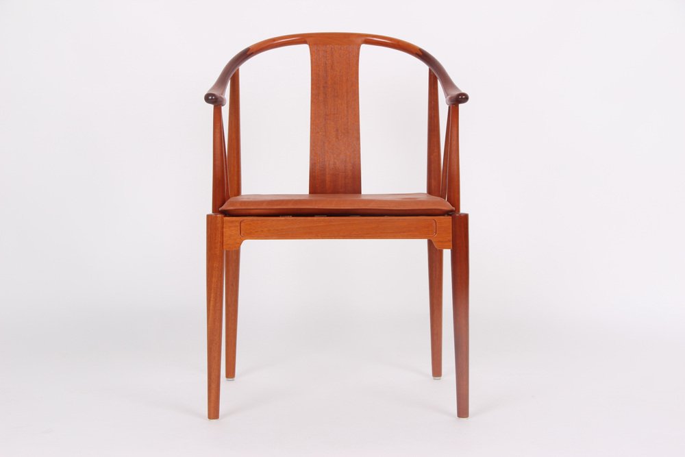 China Chair Model 4283 in Mahogany by Hans J. Wegner for Fritz Hansen, Denmark, 1984