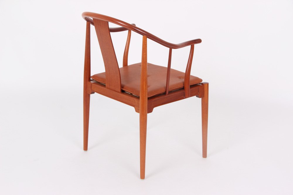 China Chair Model 4283 in Mahogany by Hans J. Wegner for Fritz Hansen, Denmark, 1984