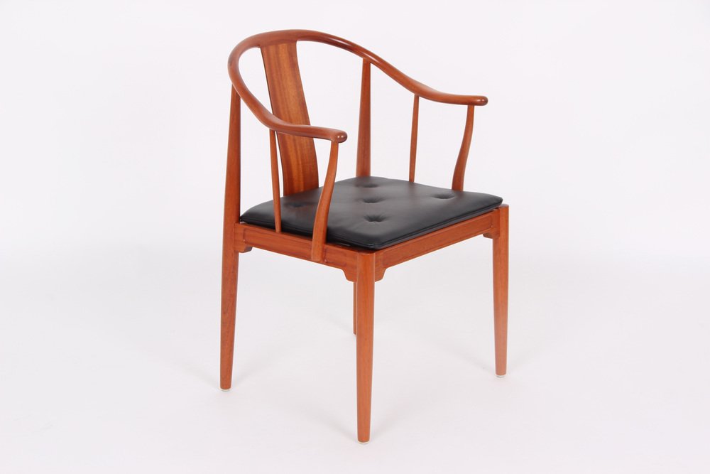 China Chair Model 4283 in Mahogany by Hans J. Wegner for Fritz Hansen, Denmark, 1984