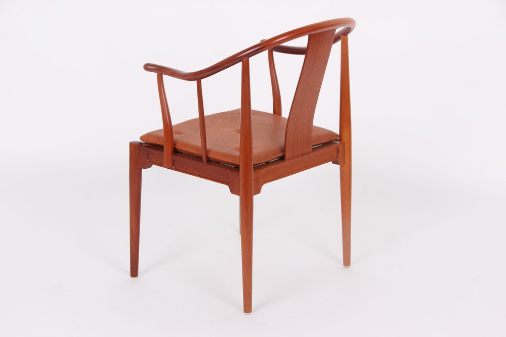 China Chair Model 4283 in Mahogany by Hans J. Wegner for Fritz Hansen, Denmark, 1984