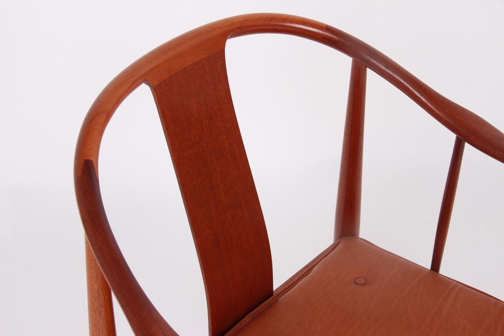 China Chair Model 4283 in Mahogany by Hans J. Wegner for Fritz Hansen, Denmark, 1984