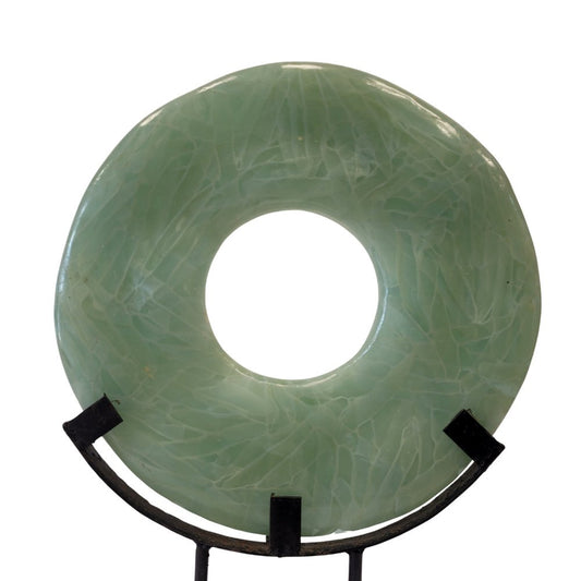 Chinese Artist, Disc Bi Sculpture, 20th Century, Mineral & Ore