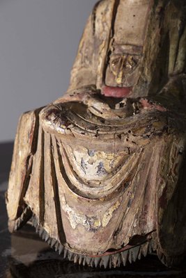 Chinese Artist, Guanyin Bodhisattva, 16th Century, Polychrome Wooden Statue-RCE-1730006