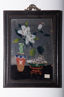 Chinese Artist, Still Life, Reverse Glass Painting, 1900-RCE-2021797