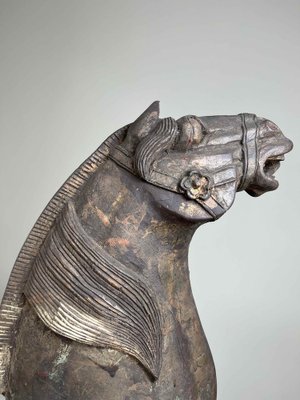 Chinese Artist, Tang Style Wooden Horse, Early 19th Century, Wood & Gesso-DWL-1397543