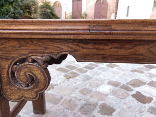 Chinese Bench in Chestnut Wood Built in Interlocking System without Nails, 18th Century-ZFY-1755172