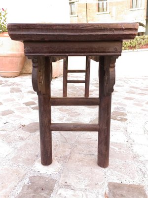 Chinese Bench in Solid Wood Built in Interlocking System without Nails, 18th Century-ZFY-1754299