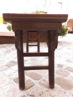 Chinese Bench in Solid Wood Built in Interlocking System without Nails, 18th Century-ZFY-1754299