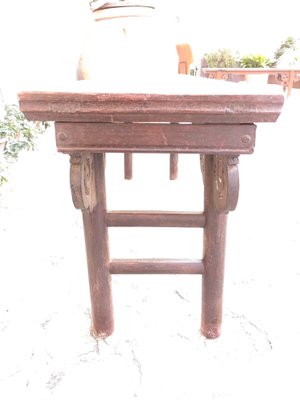 Chinese Bench in Solid Wood Built in Interlocking System without Nails, 18th Century-ZFY-1754299