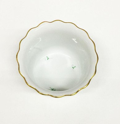 Chinese Bouquet Apponyi Green Porcelain Cachepot from Herend-UCH-1224954