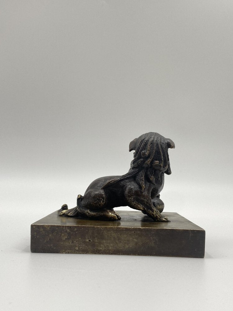 Chinese Bronze Figure of a Foo Dog, 1920s