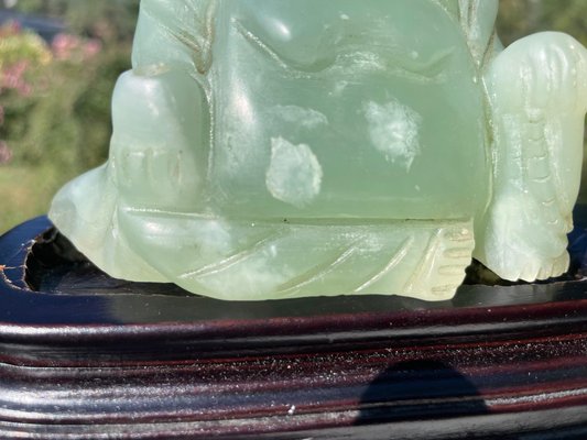 Chinese Carved Jade Figure of Laughing Buddha, Budai, 1900s-UR-1320851