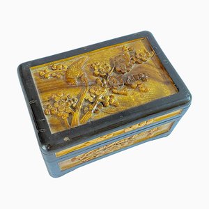 Chinese Carved Wood Jewelry Box, China, 1930s-UR-1367257