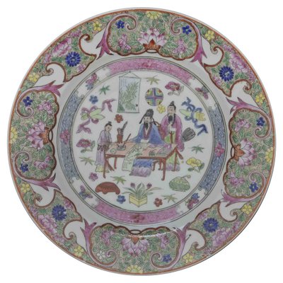 Chinese Ceramic Plate, Early 20th Century-ZCI-2029091