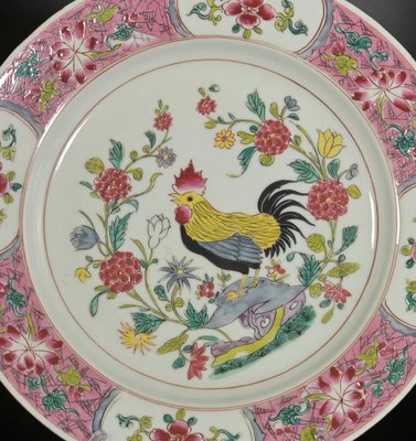 Chinese Ceramic Plates, Mid-20th Century, Set of 3-ZCI-2029267