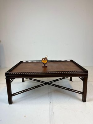 Chinese Chippendale Style Cocktail Table in Mahogany-ZCH-1806735