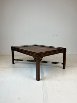 Chinese Chippendale Style Cocktail Table in Mahogany-ZCH-1806735