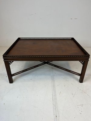 Chinese Chippendale Style Cocktail Table in Mahogany-ZCH-1806735