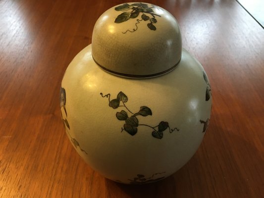 Chinese Container with Lid, 1930s, Set of 2-WQQ-845120