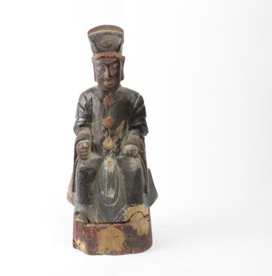 Chinese Figure of Learned Man, 17th or 18th Century-HYQ-1763347