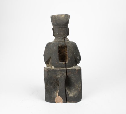 Chinese Figure of Learned Man, 17th or 18th Century-HYQ-1763348