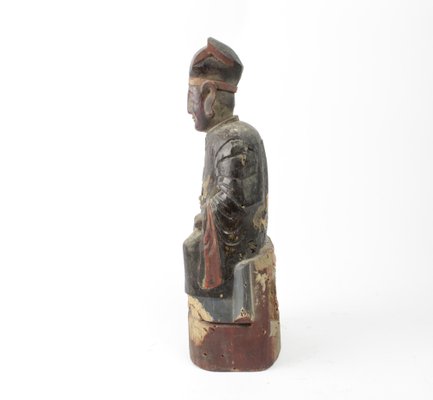 Chinese Figure of Learned Man, 17th or 18th Century-HYQ-1763347