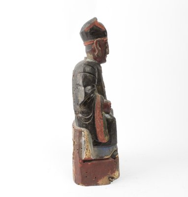 Chinese Figure of Learned Man, 17th or 18th Century-HYQ-1763347