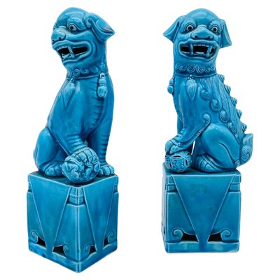 Chinese Fu Dog Incense Holders, 20th Century, Set of 2-FLW-1767318